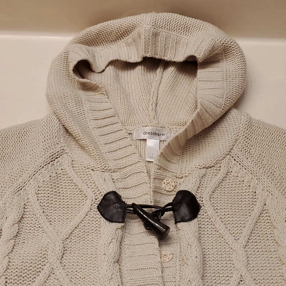Dressbarn Hooded Cardigan - Picture 3 of 8